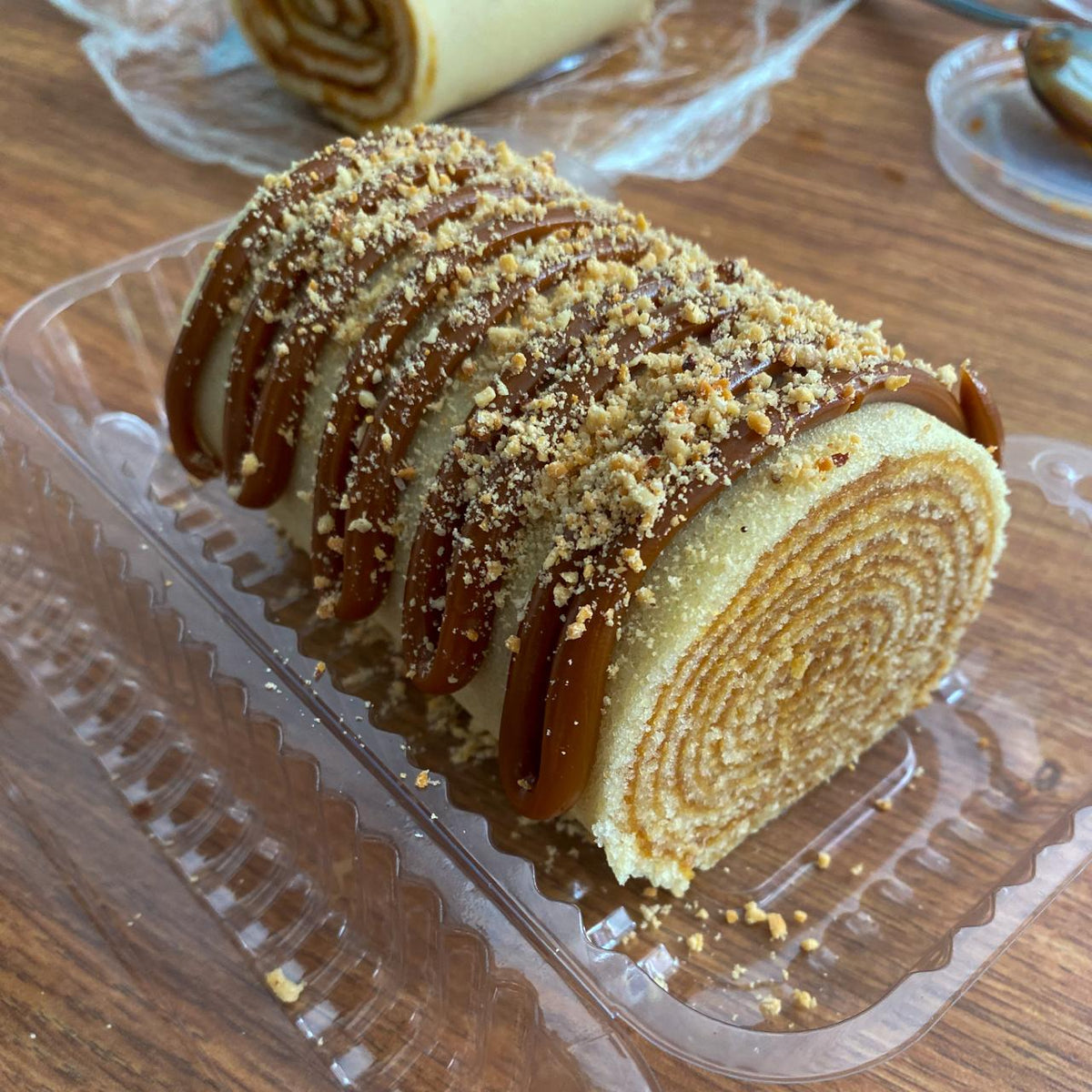 Bolo de rolo de doce de leite