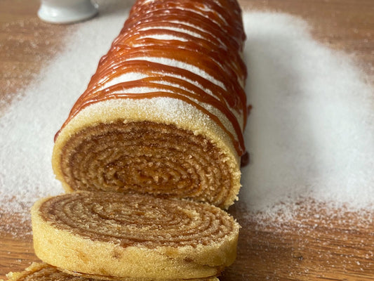 Bolo de rolo tradicional de goiabada